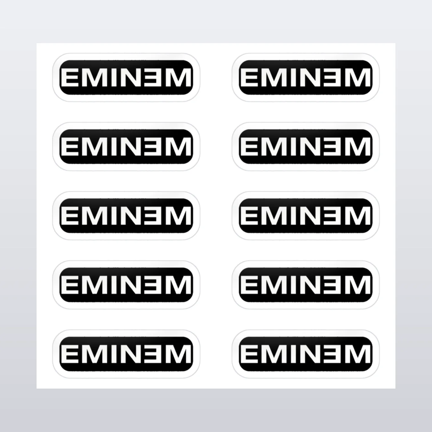 Eminem Aufkleber Set II – Aufkleber auf Bogen