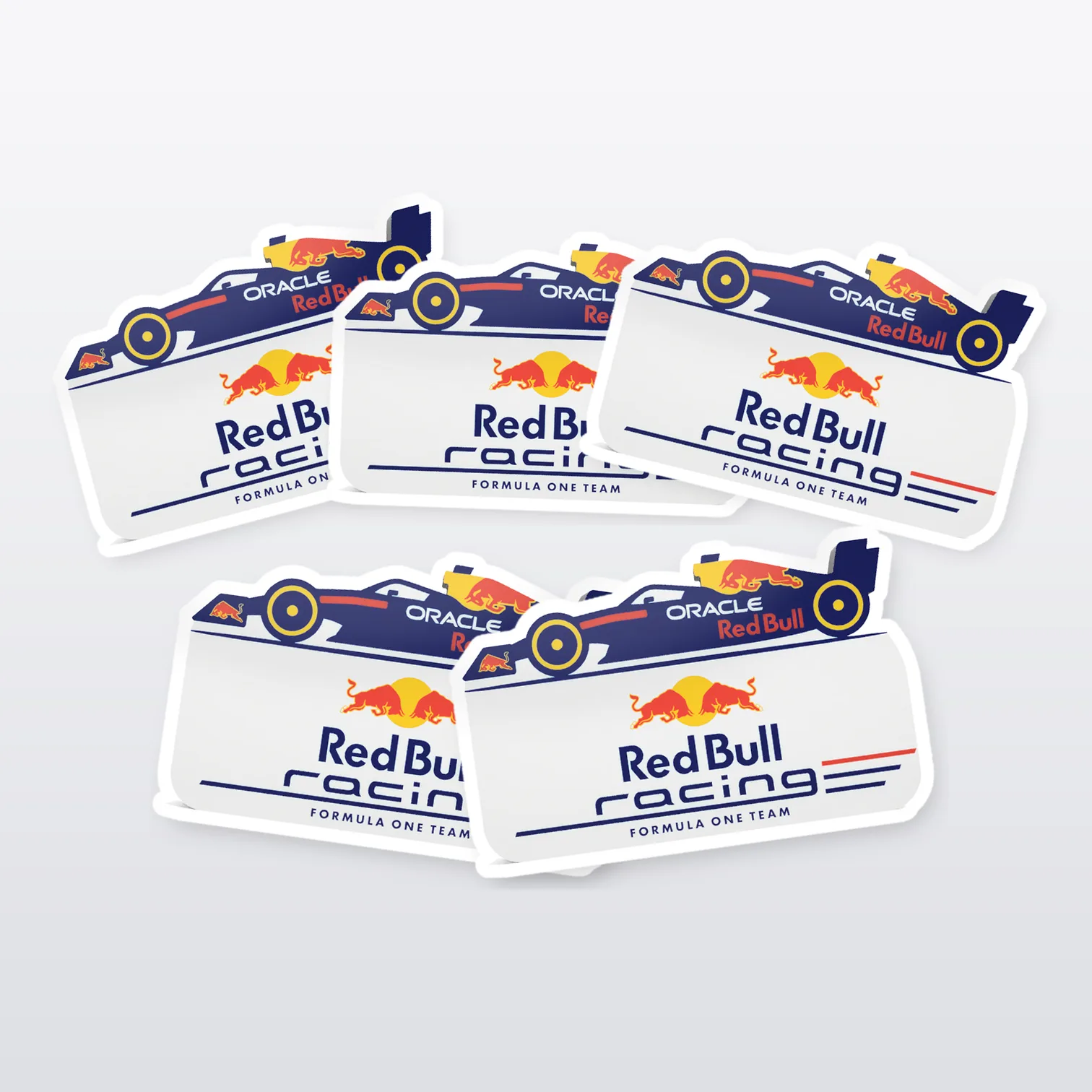 F1 Red Bull Racing Aufkleber Set – 5 Sticker