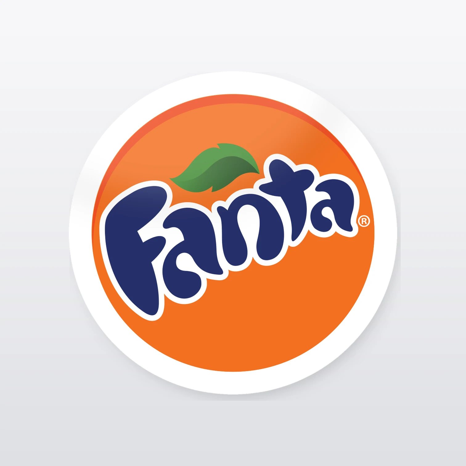 Fanta Aufkleber Set – einzelner Aufkleber in Großaufnahme