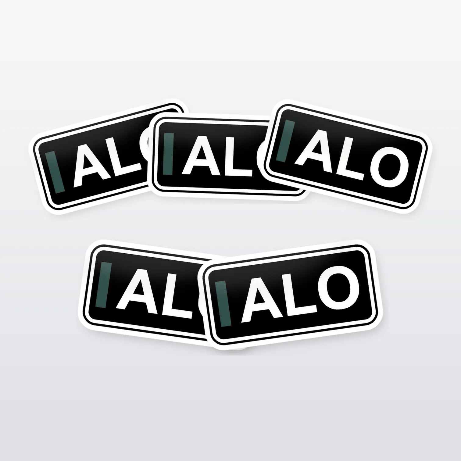 Fernando Alonso Aufkleber Set – 5 Sticker