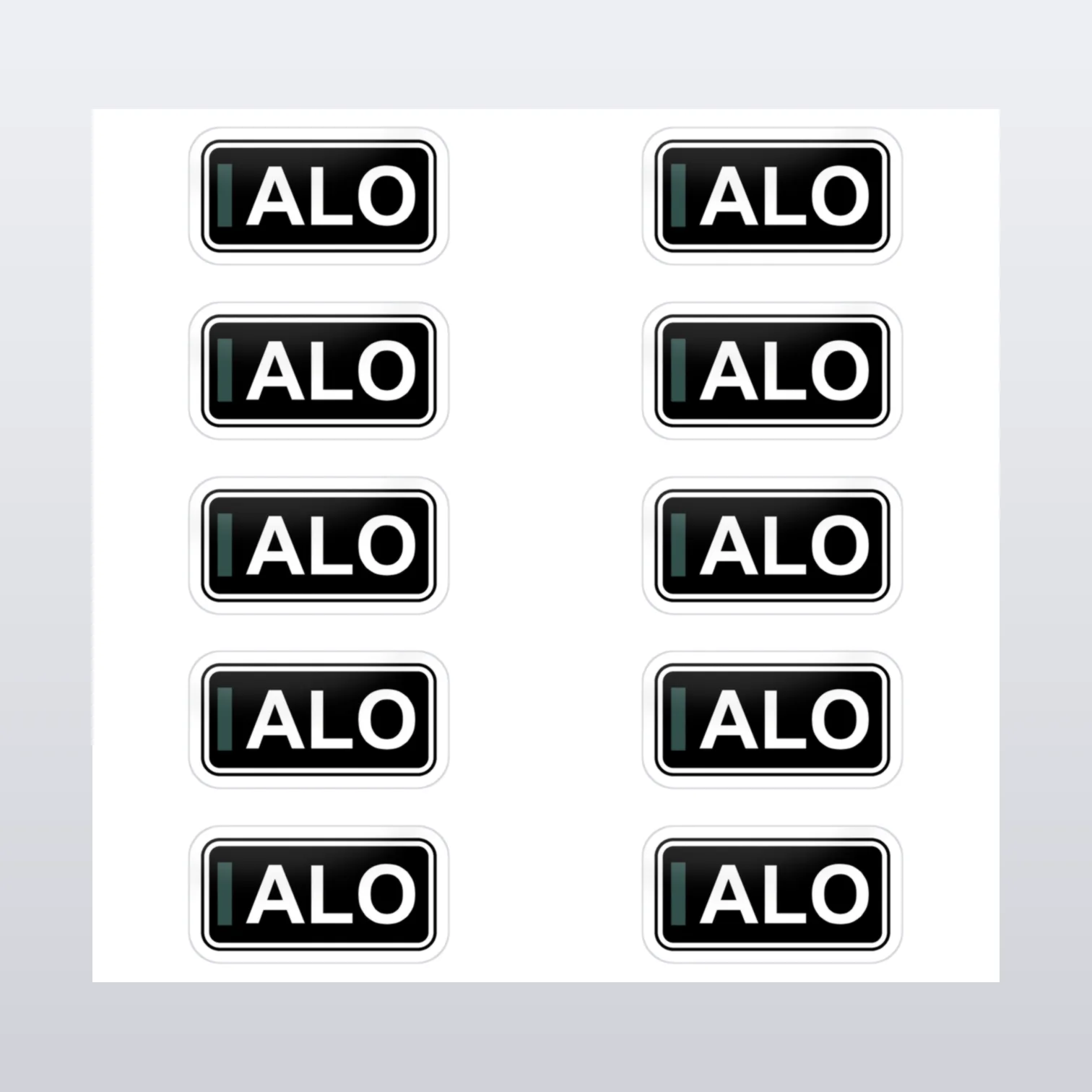 Fernando Alonso Aufkleber Set – Aufkleber auf Bogen
