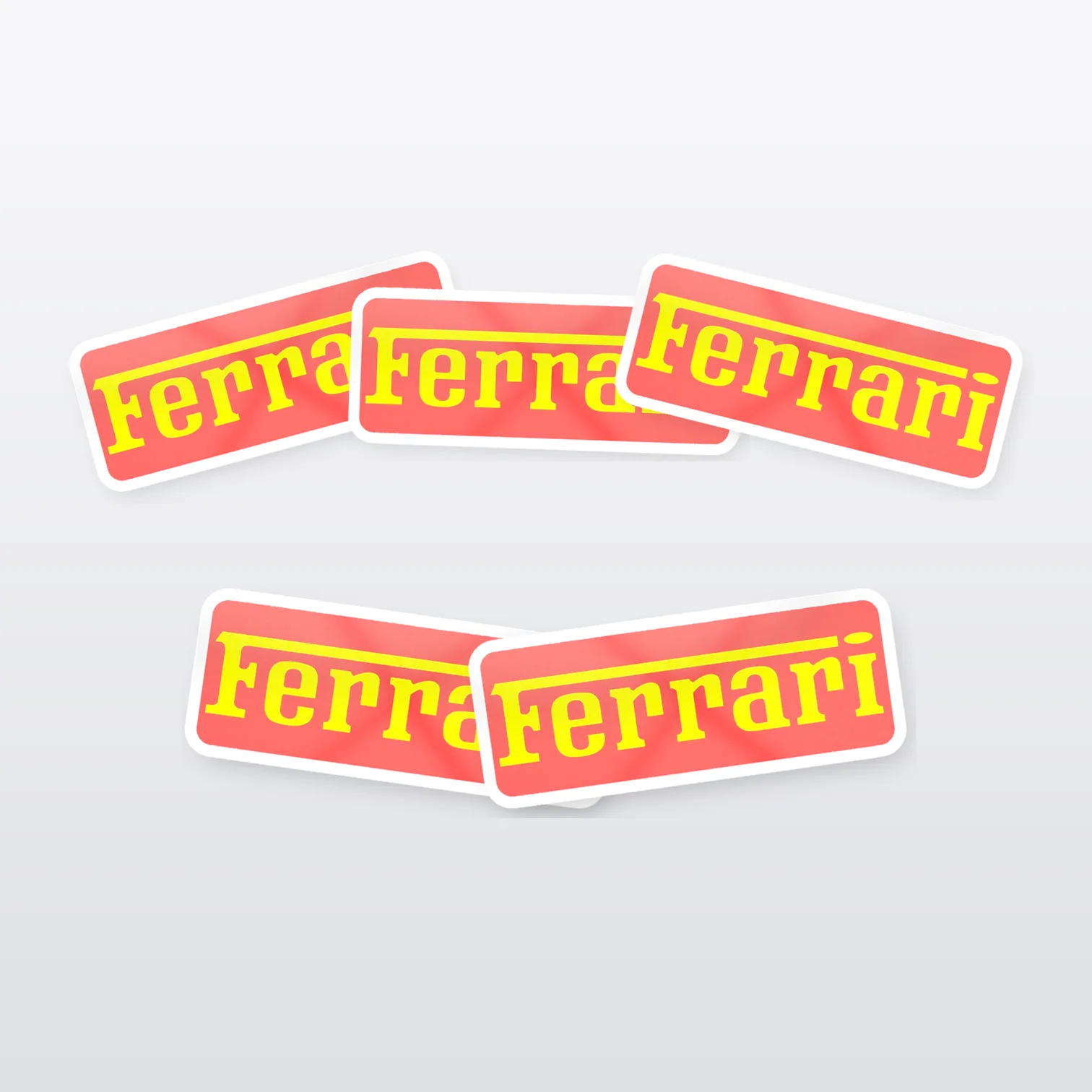 Ferrari Aufkleber Set I – 5 Sticker