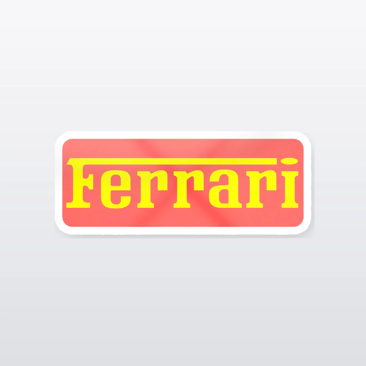 Ferrari Aufkleber Set I – einzelner Aufkleber in Großaufnahme