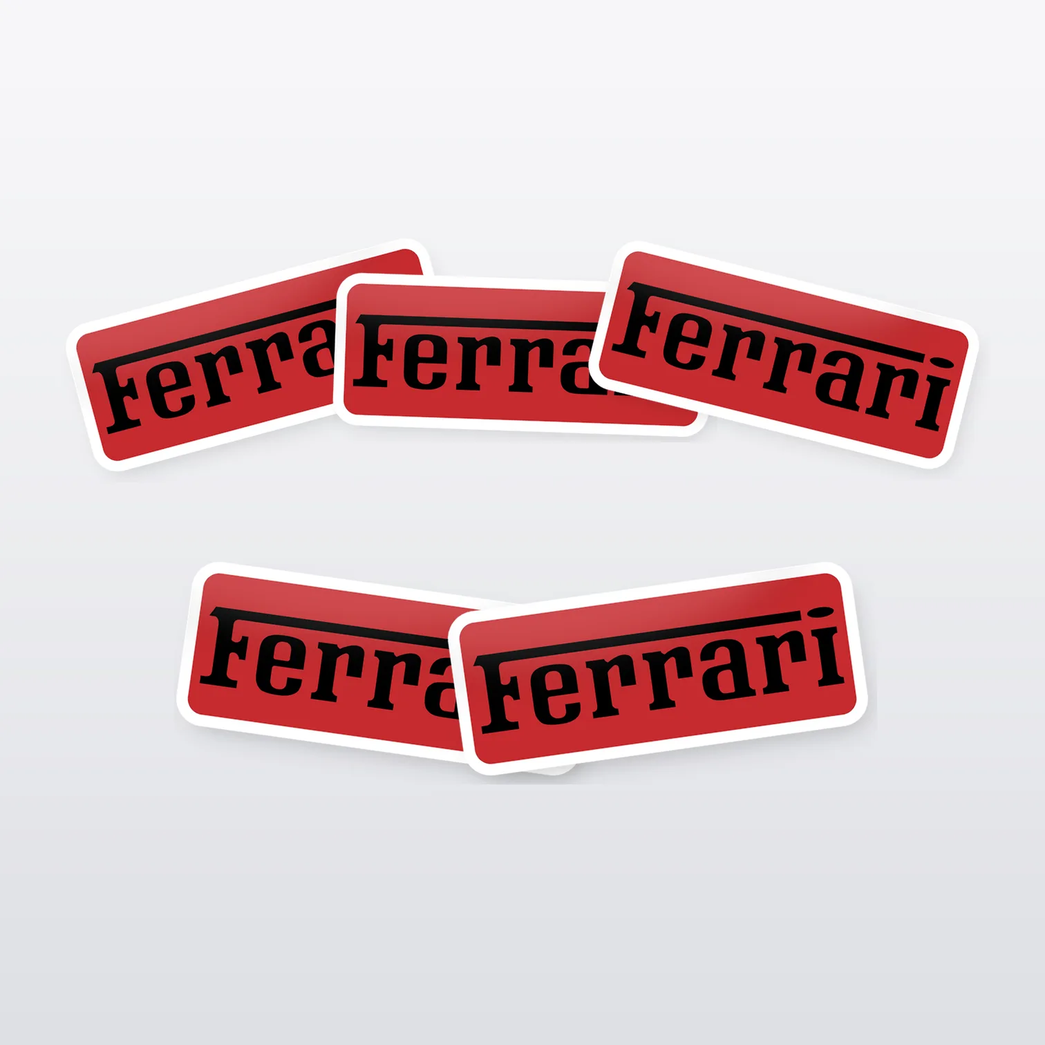 Ferrari Aufkleber Set II – 5 Sticker