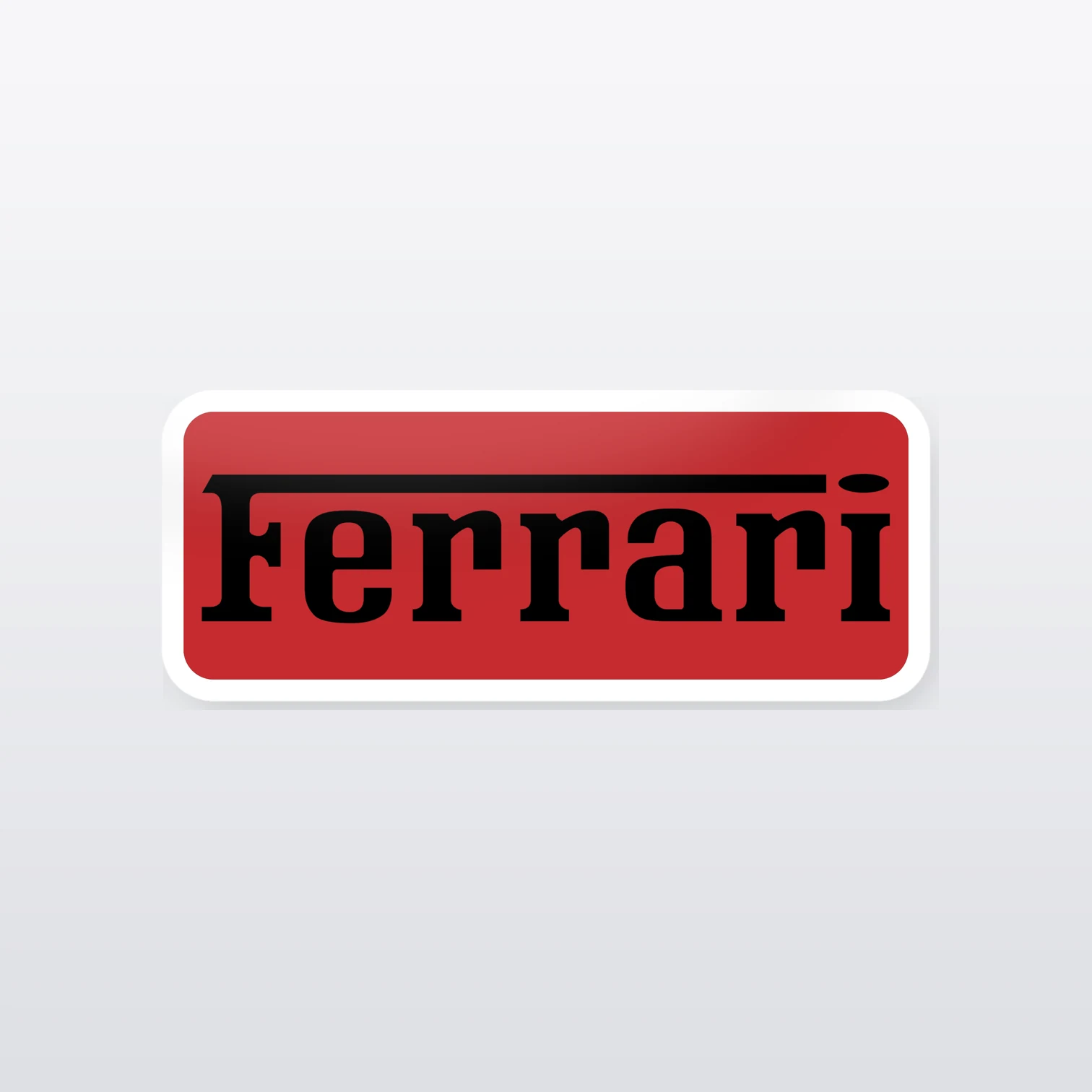 Ferrari Aufkleber Set II – einzelner Aufkleber in Großaufnahme