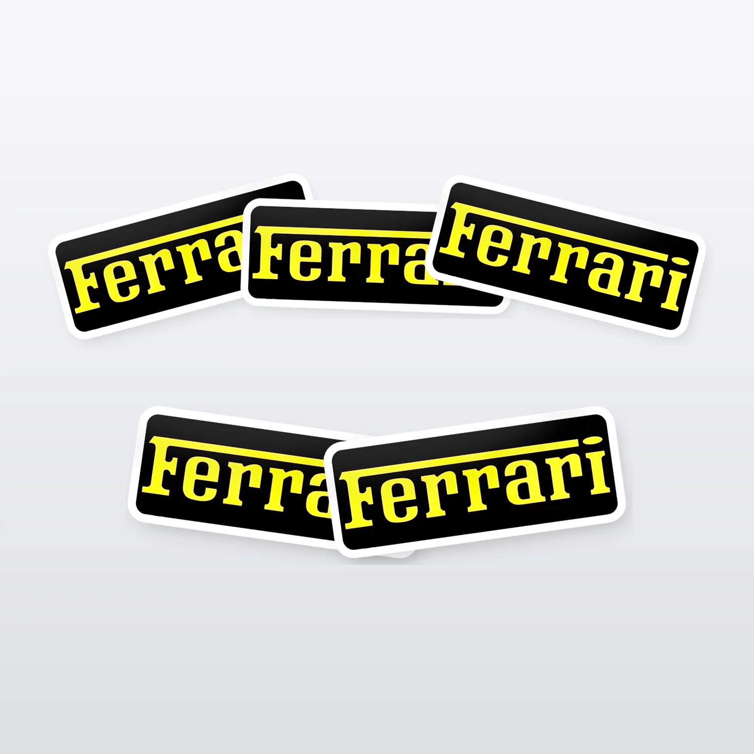 Ferrari Aufkleber Set – 5 Sticker