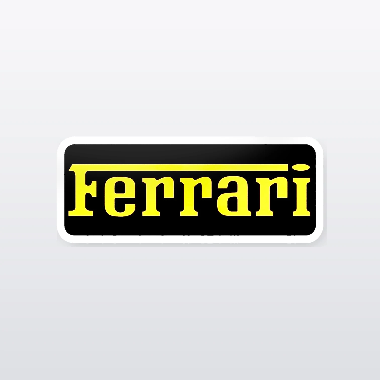 Ferrari Aufkleber Set III – einzelner Aufkleber in Großaufnahme