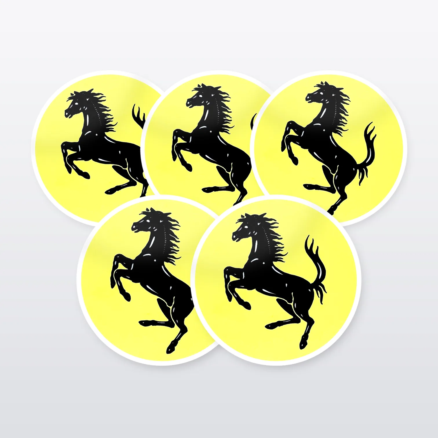 Ferrari Aufkleber Set IV – 5 Sticker