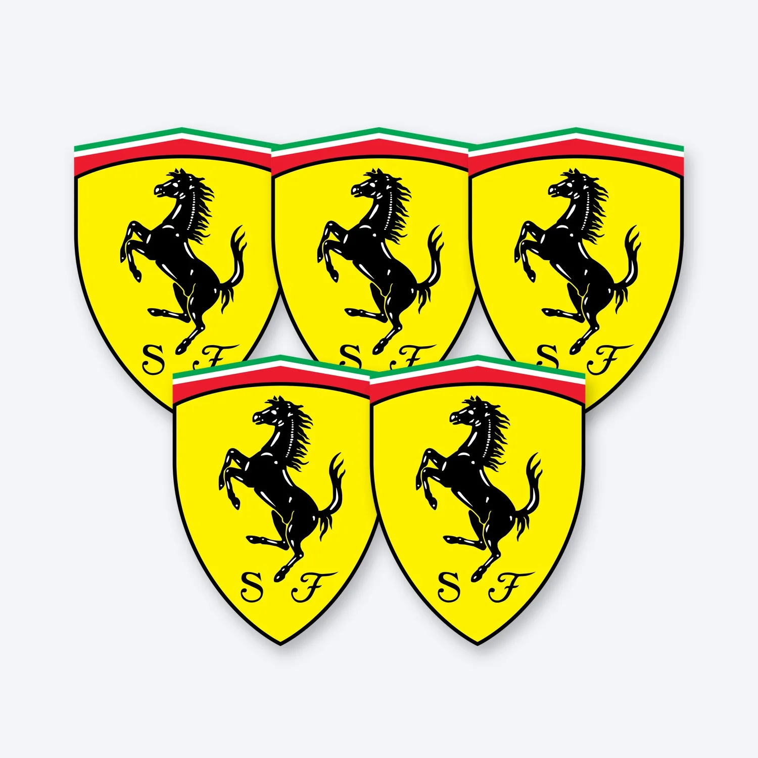 Ferrari Aufkleber Set V