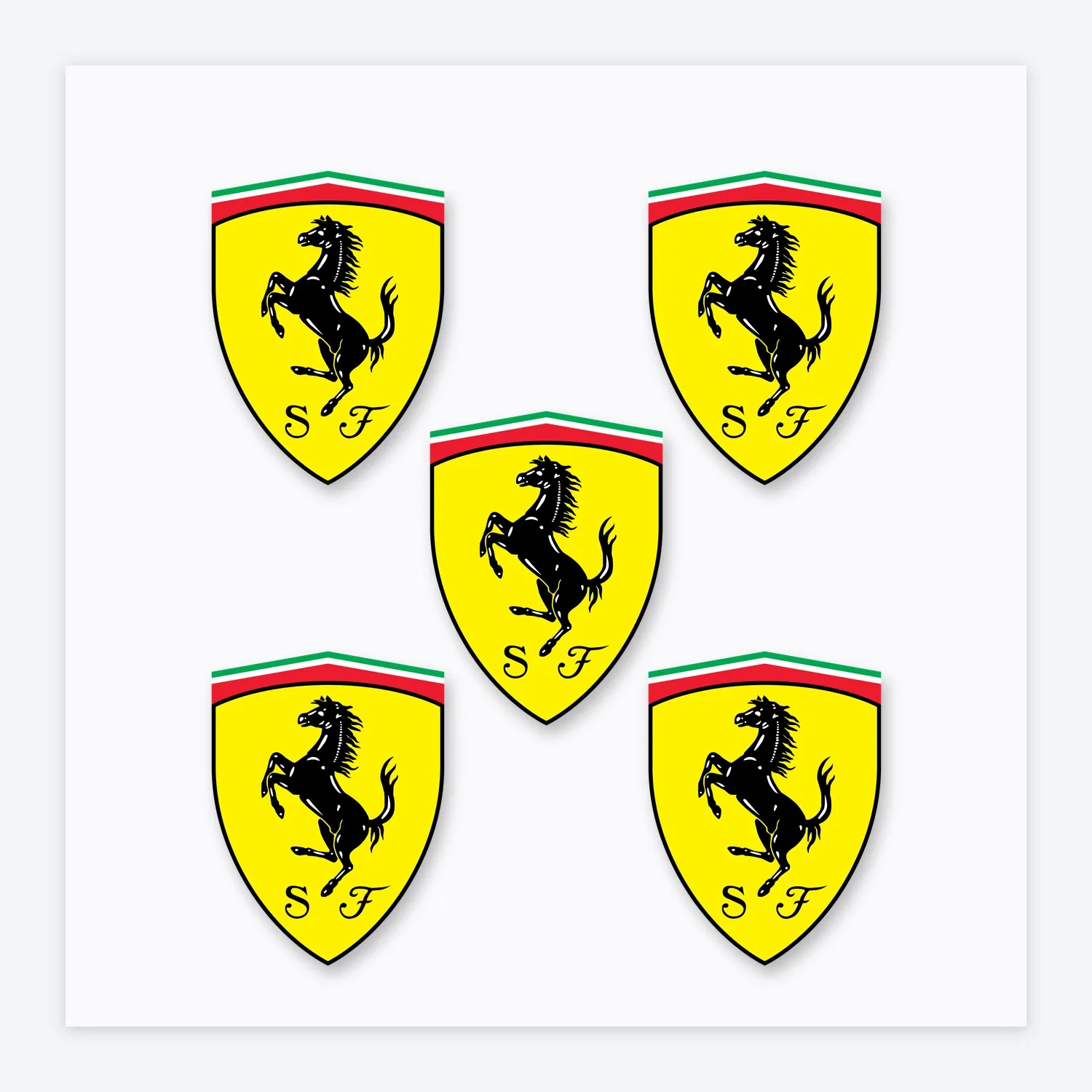 Ferrari Aufkleber Set V
