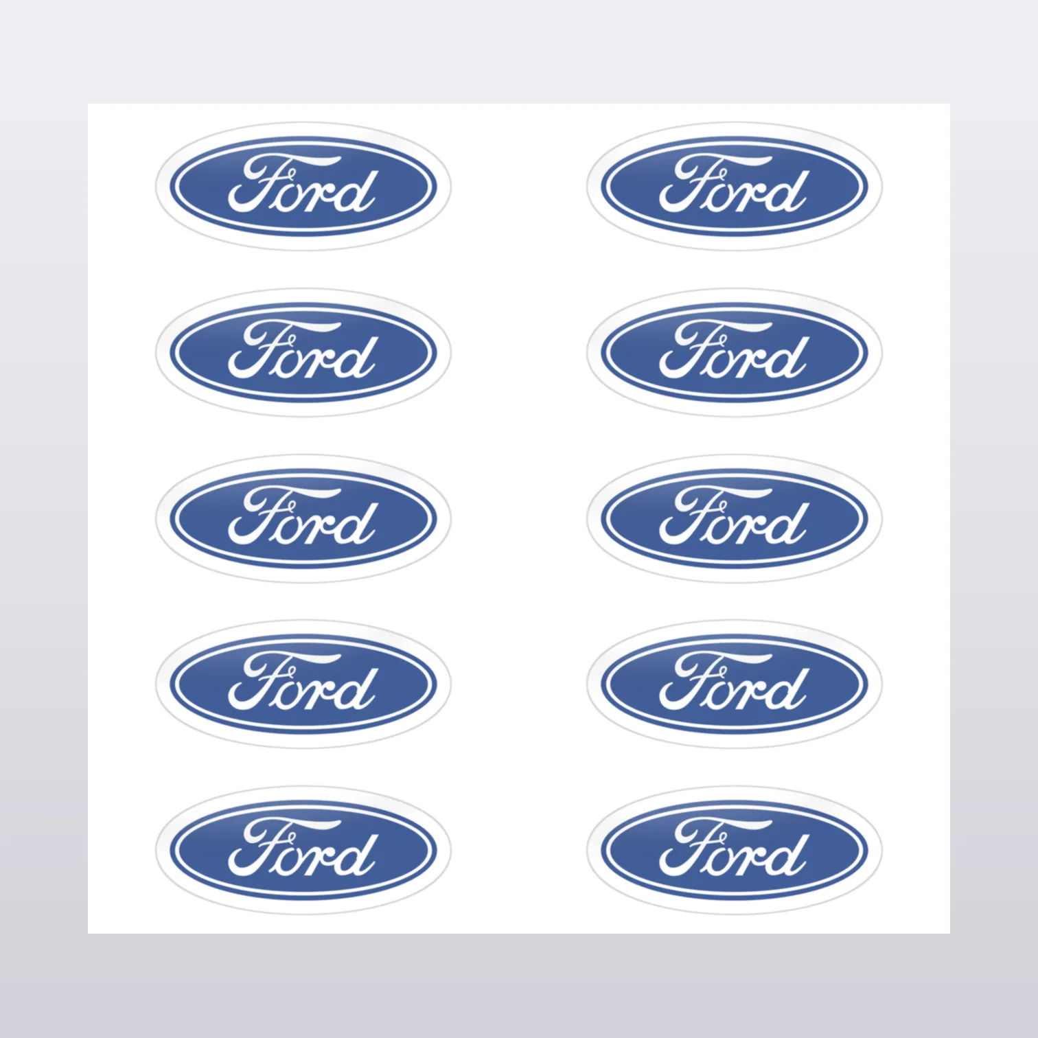 Ford Aufkleber Set II – Aufkleber auf Bogen