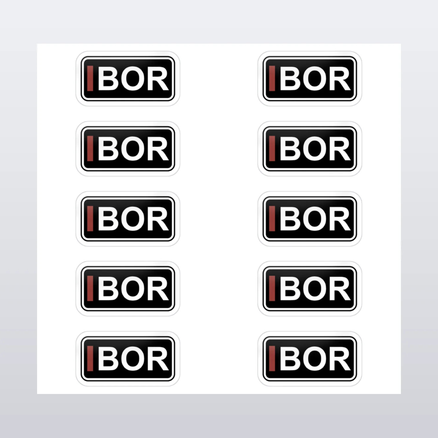Gabriel Bortoleto Aufkleber Set – Aufkleber auf Bogen