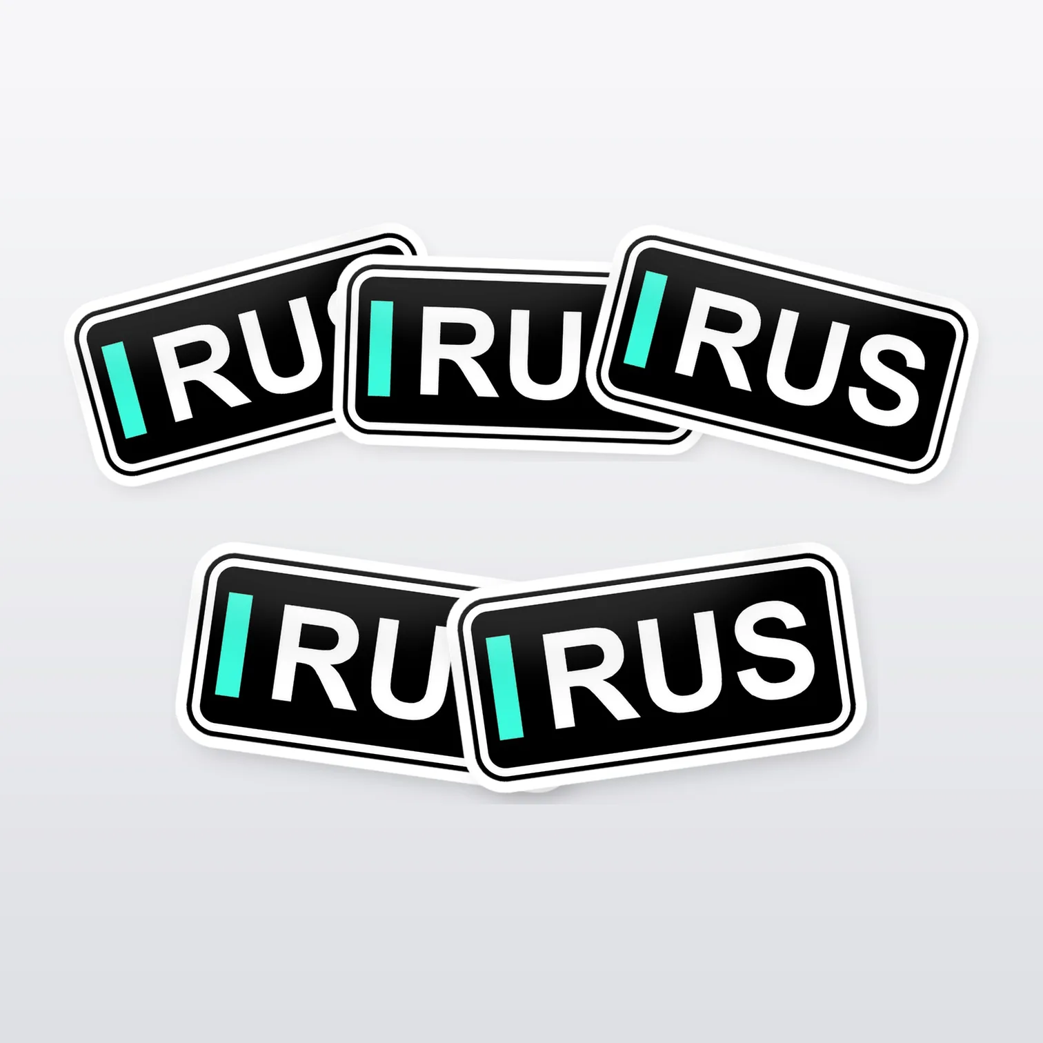 George Russell Aufkleber Set – 5 Sticker