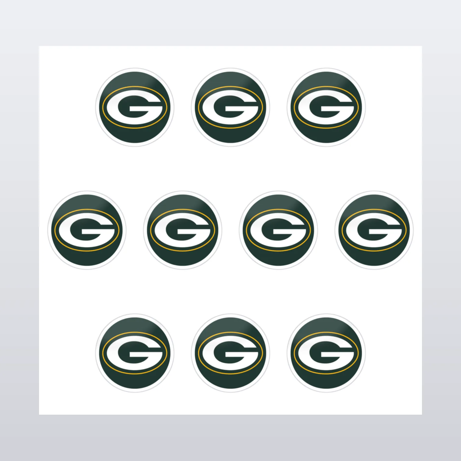 Green Bay Packers Aufkleber Set