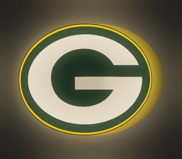 Green Bay Packers LED-Leuchtschild