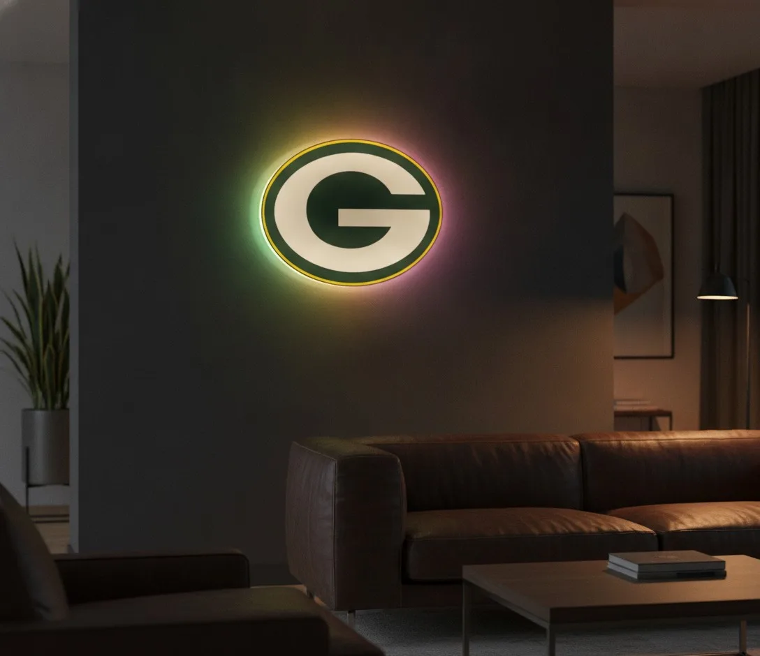 Green Bay Packers LED-Leuchtschild