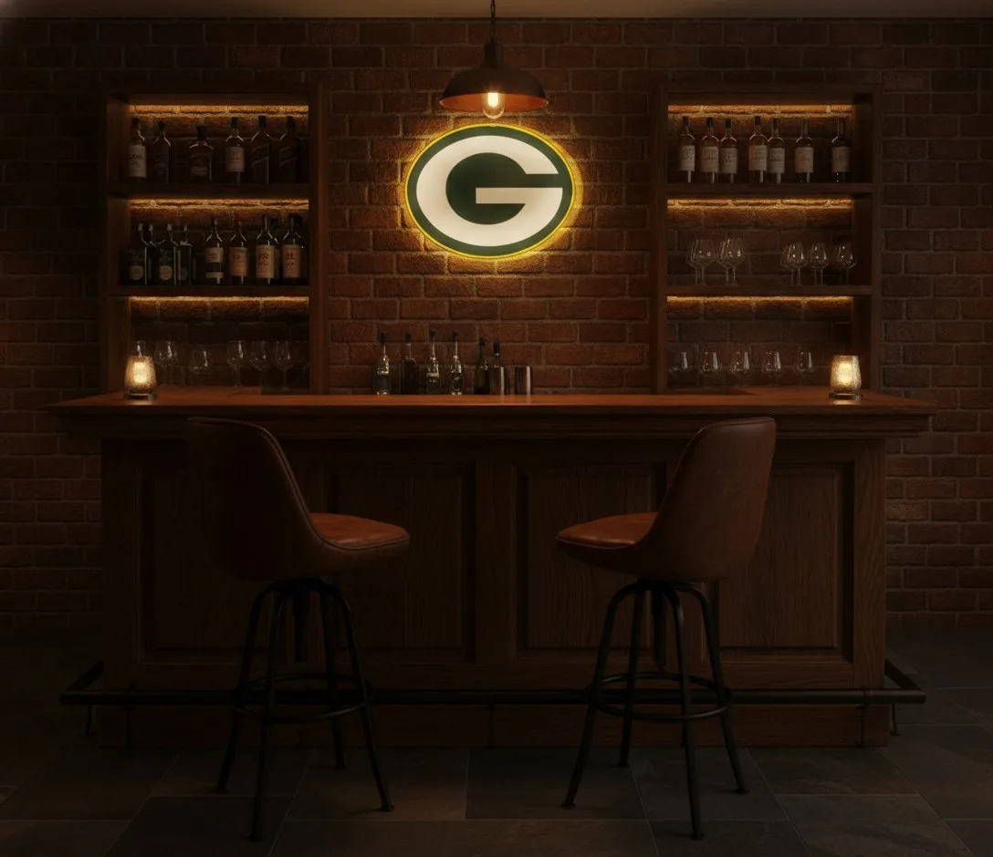Green Bay Packers LED-Leuchtschild