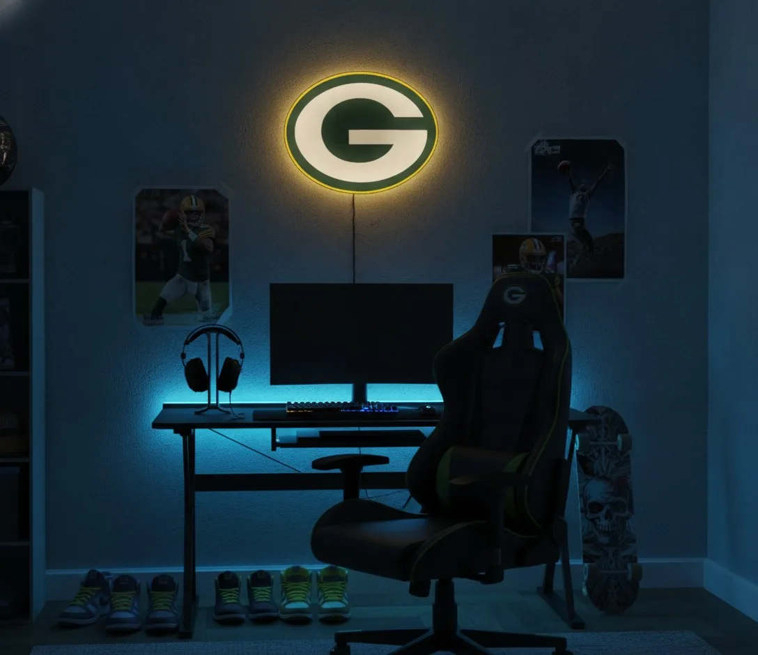 Green Bay Packers LED-Leuchtschild