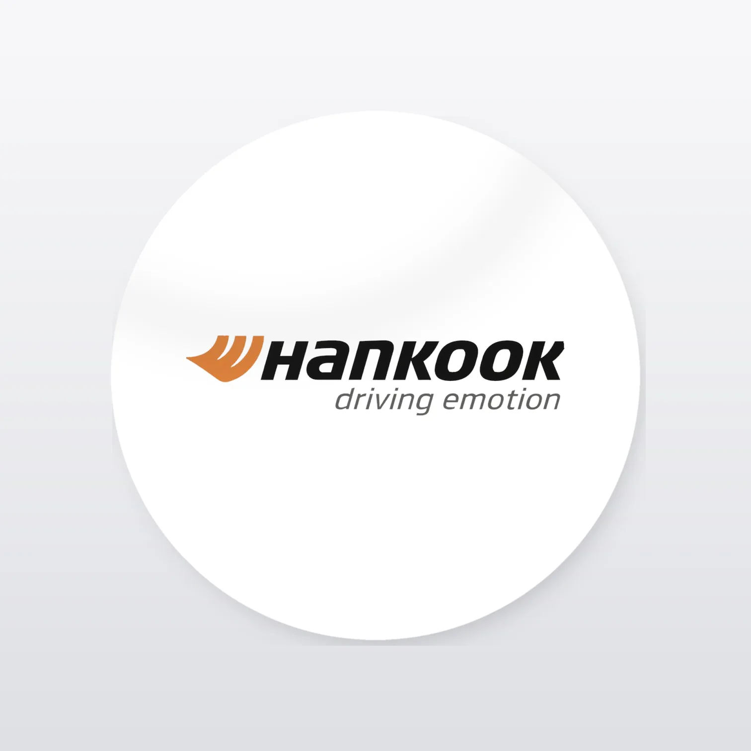 Hankook Aufkleber Set – einzelner Aufkleber in Großaufnahme