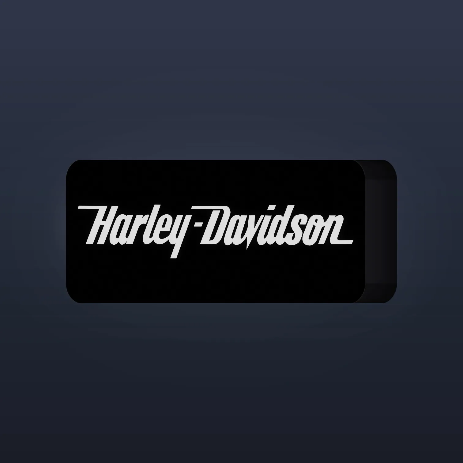Harley-Davidson LED-Leuchte beleuchtet, Schrägansicht