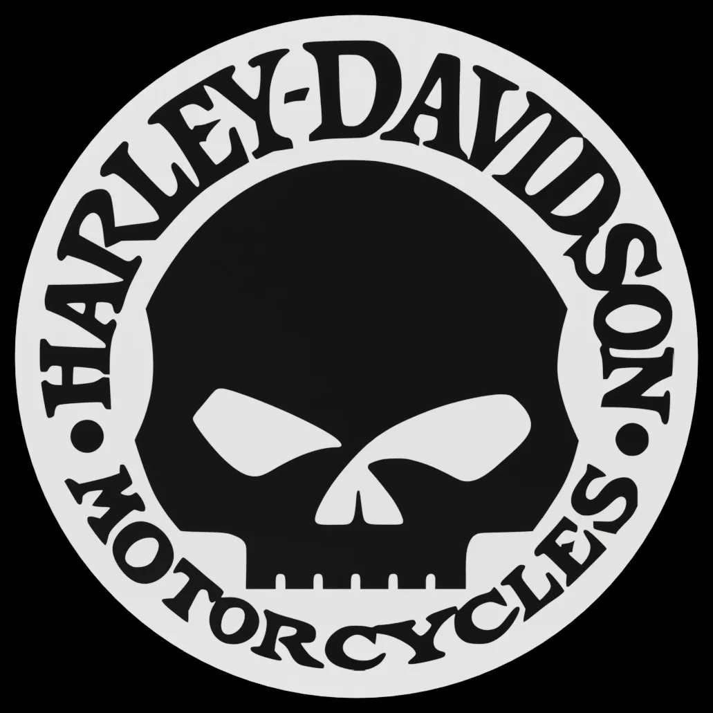 Harley-Davidson LED-Leuchte (Motiv 2) beleuchtet