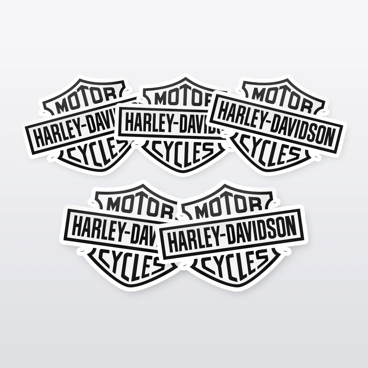 Harley Davidson Motorcycles Custom Aufkleber Set I