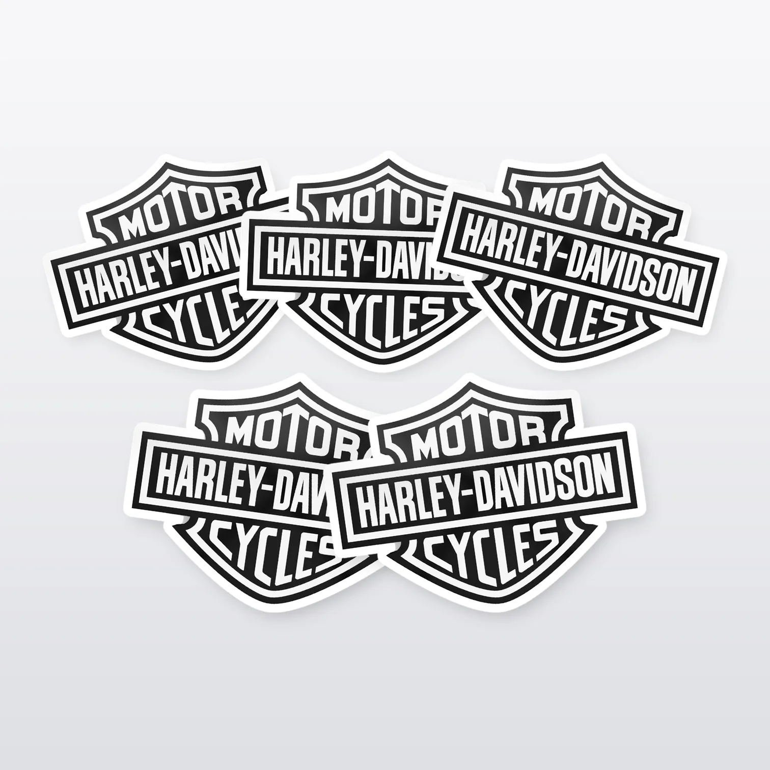 Harley Davidson Motorcycles Custom Aufkleber Set II