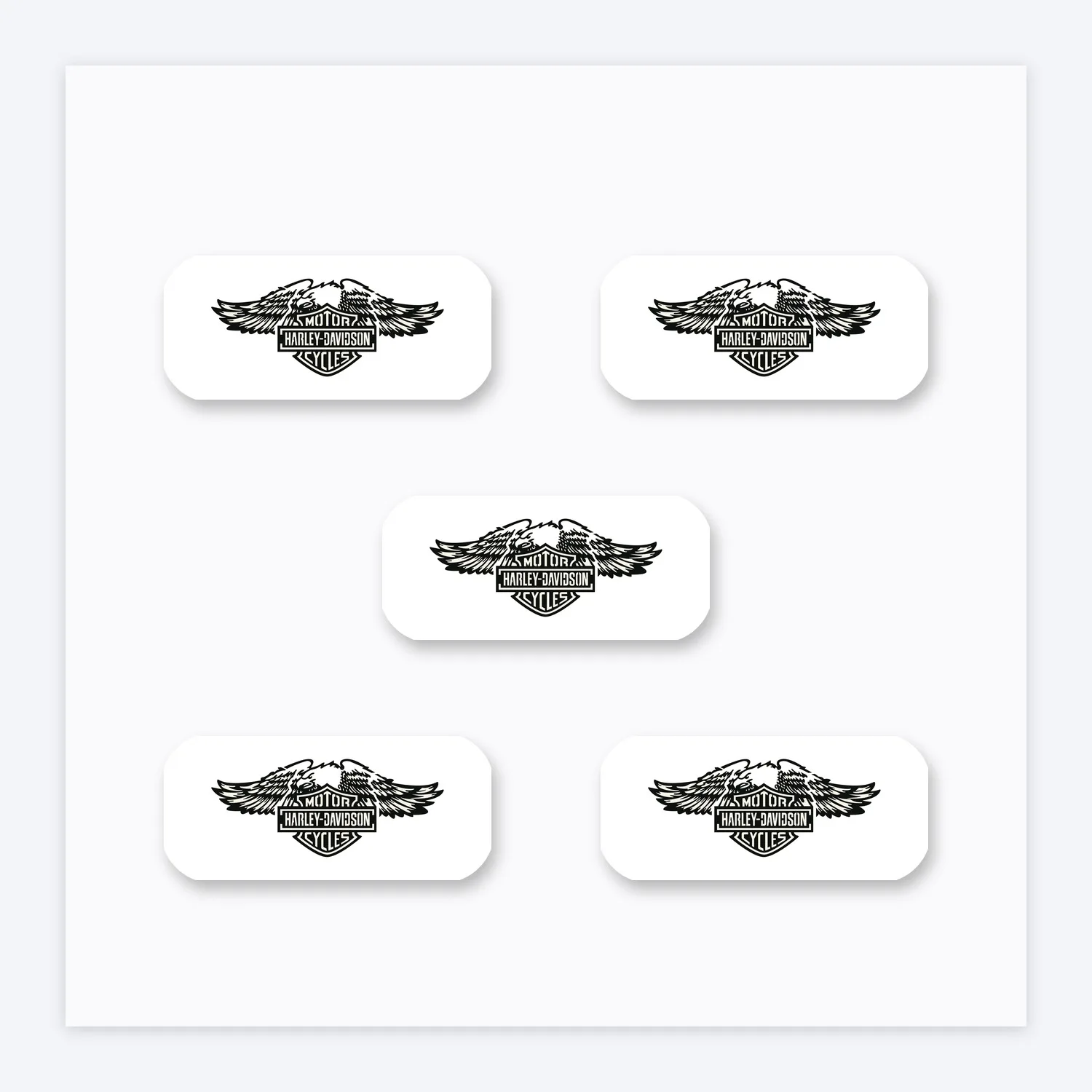 Harley Davidson Motorcycles Eagle Aufkleber Set