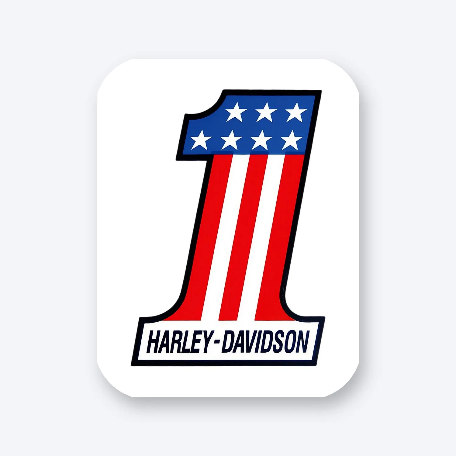 Harley Davidson One #1 Aufkleber Set