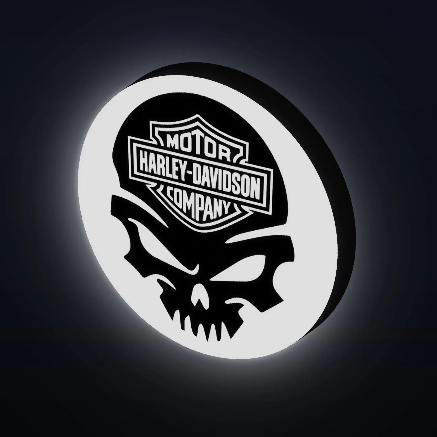 Harley Davidson Skull LED-Leuchte