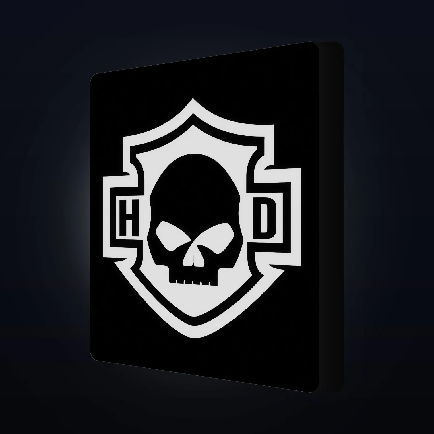 Harley Davidson Skull LED-Leuchte III