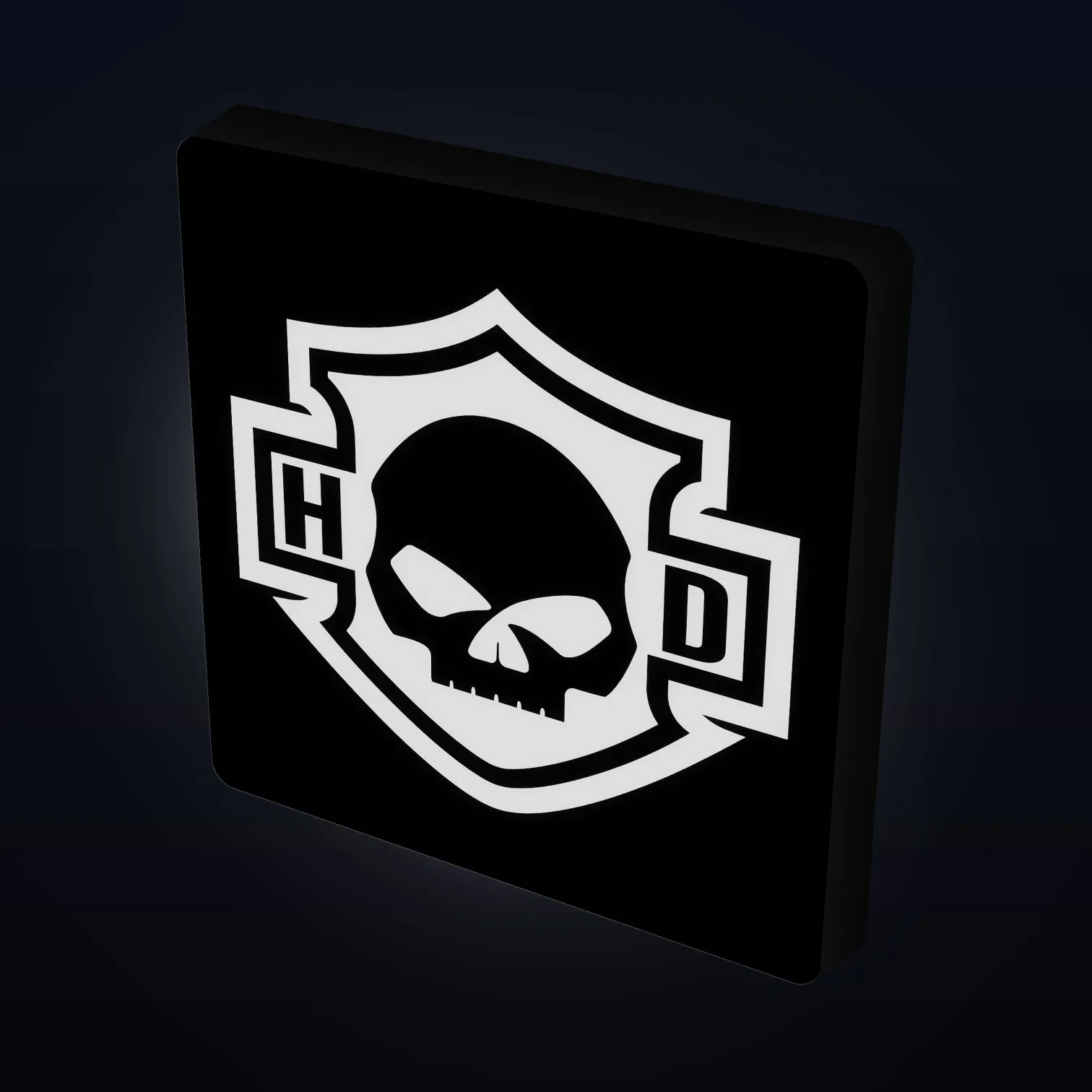 Harley Davidson Skull LED-Leuchte III