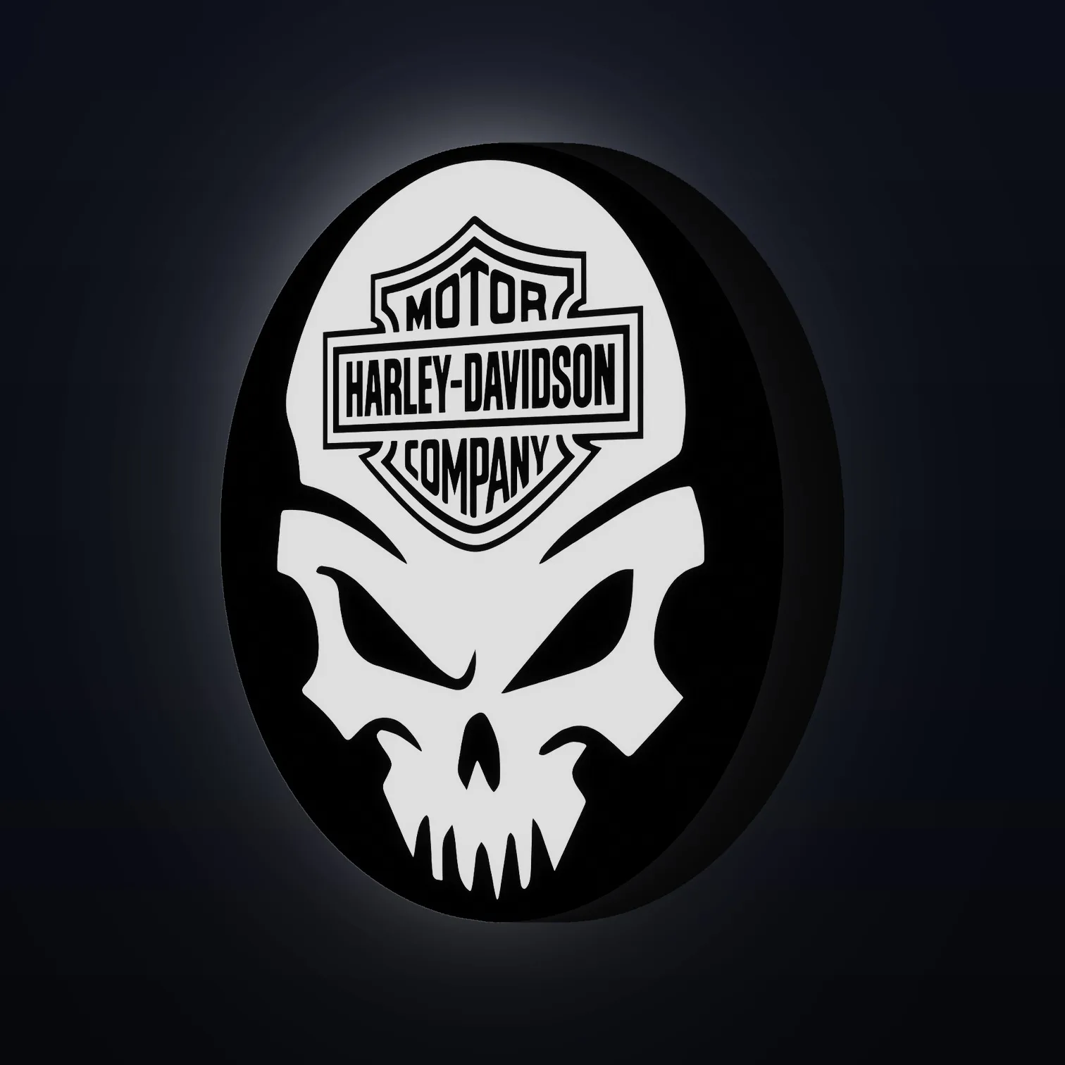Harley Davidson Skull LED-Leuchte IV