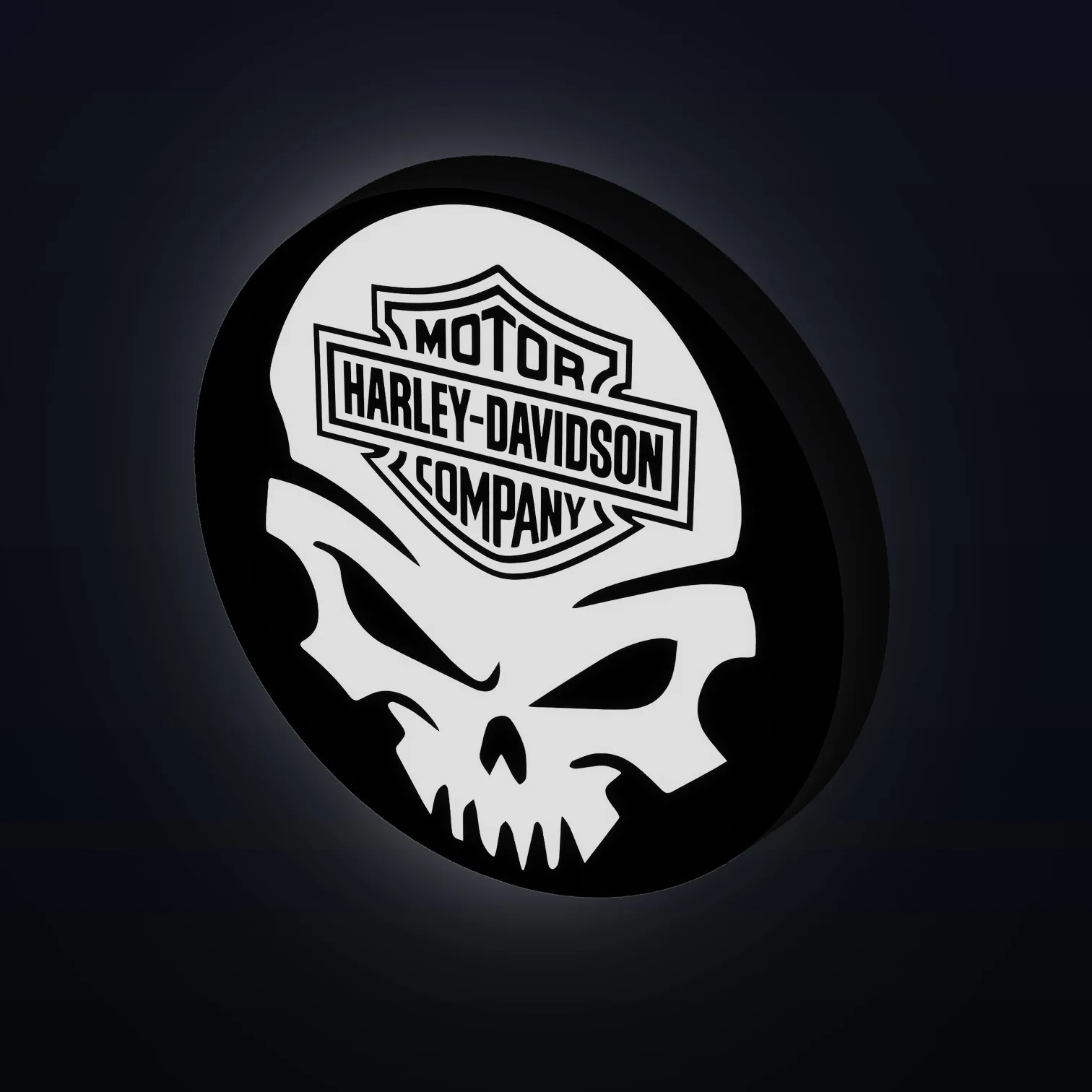 Harley Davidson Skull LED-Leuchte IV