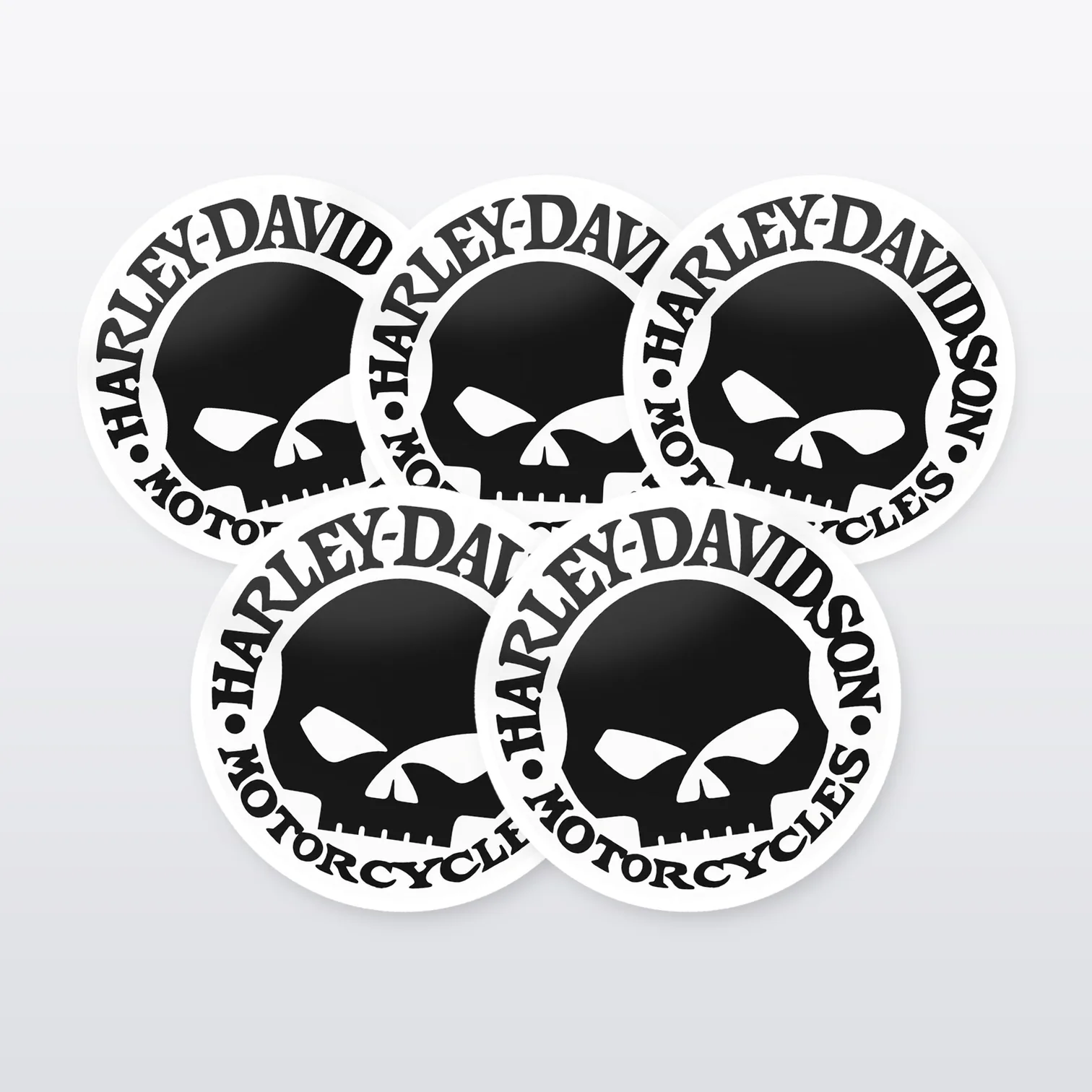 Harley-Davidson Willie G Skull Aufkleber Set I – 5 Sticker