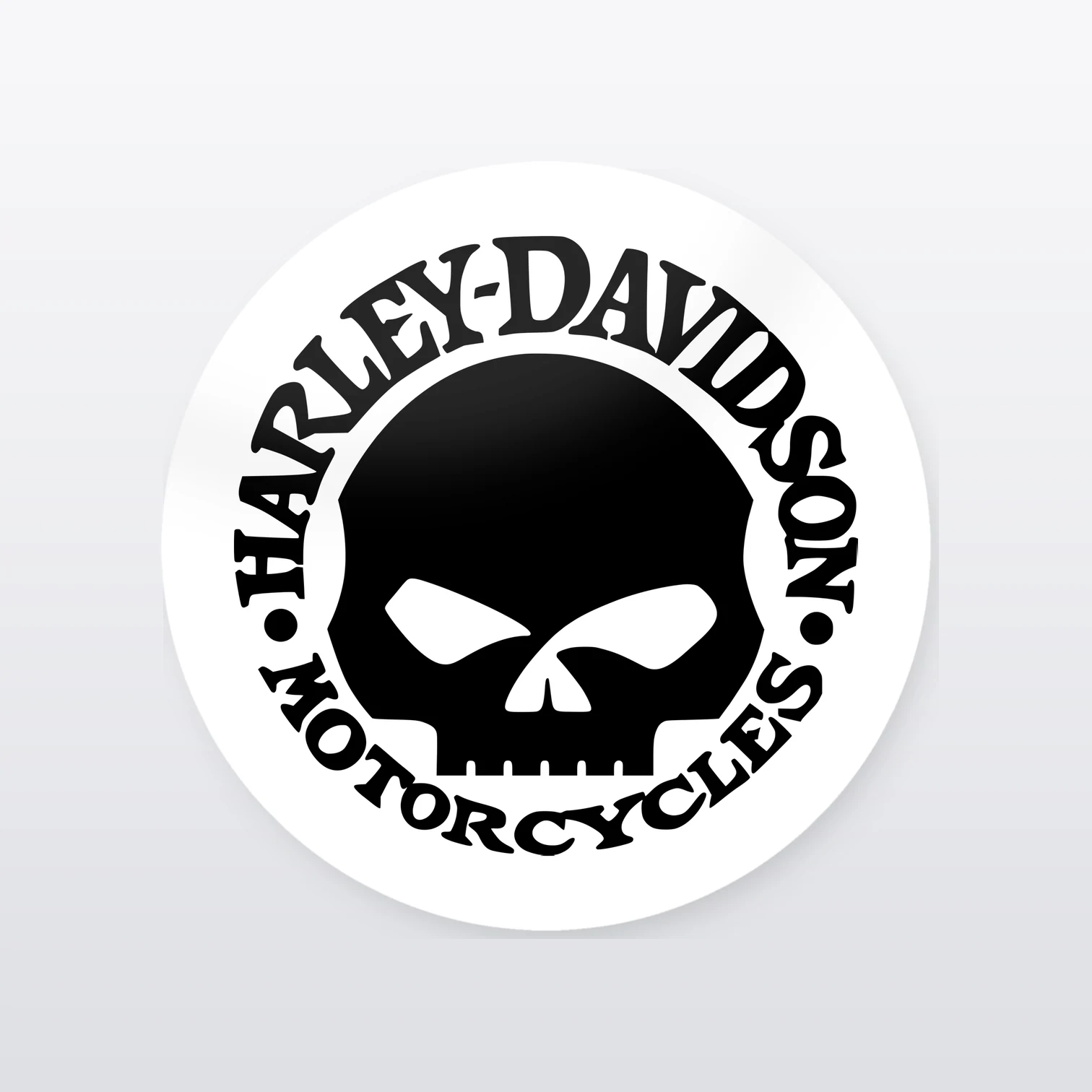 Harley-Davidson Willie G Skull Aufkleber Set I – einzelner Aufkleber in Großaufnahme