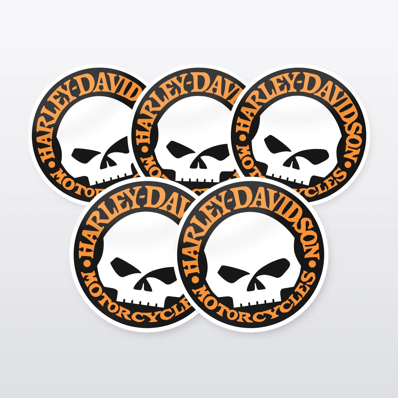 Harley-Davidson Willie G Skull Aufkleber Set II – 5 Sticker