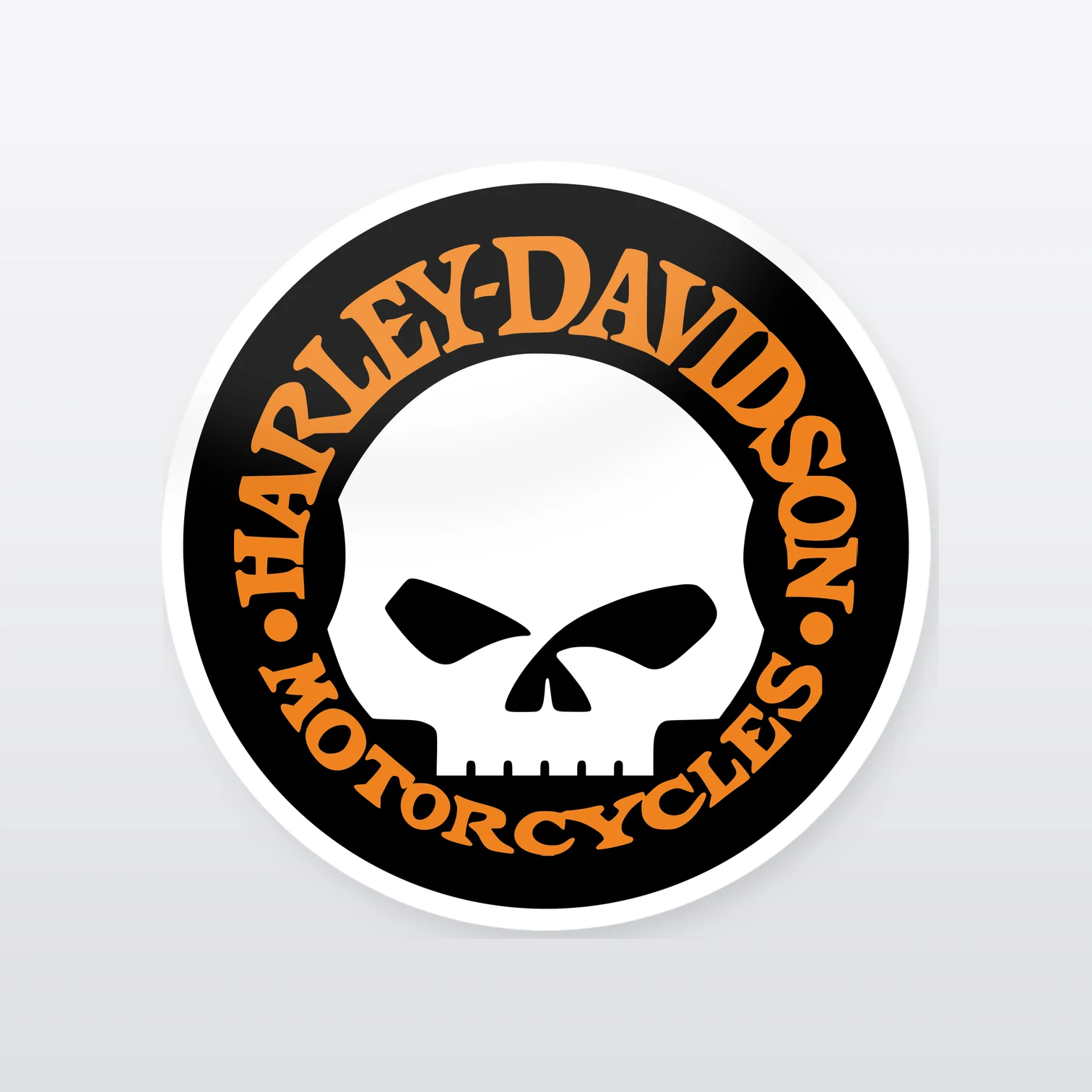 Harley-Davidson Willie G Skull Aufkleber Set II – einzelner Aufkleber in Großaufnahme