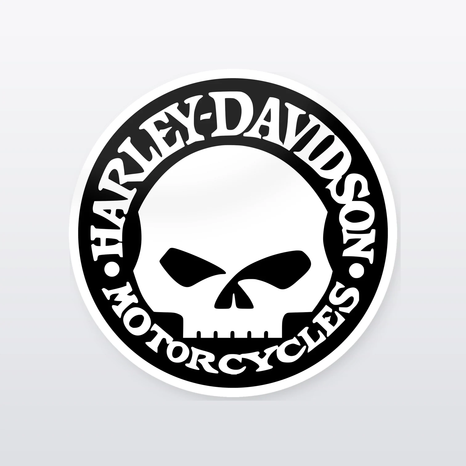 Harley-Davidson Willie G Skull Aufkleber Set III – einzelner Aufkleber in Großaufnahme