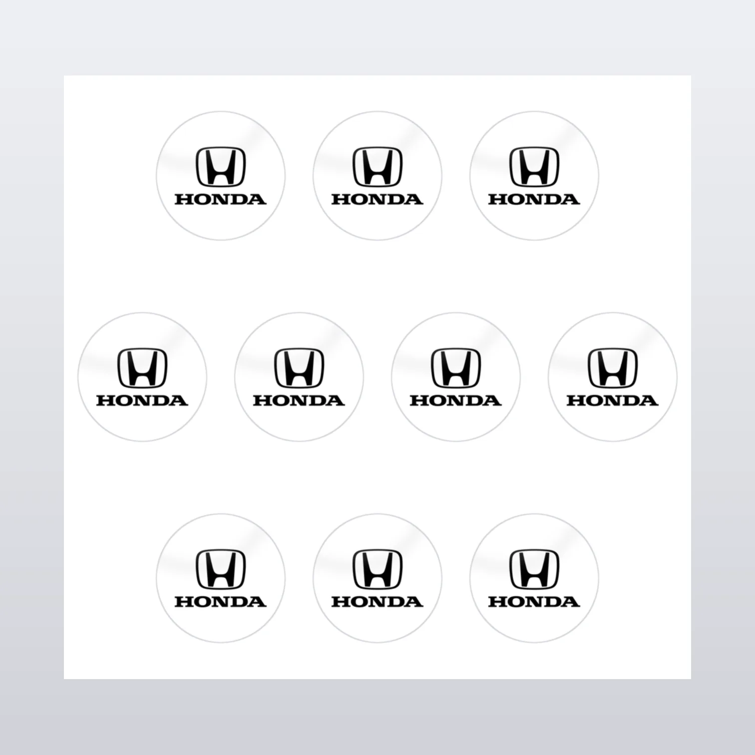 Honda Aufkleber Set ALT – Aufkleber auf Bogen
