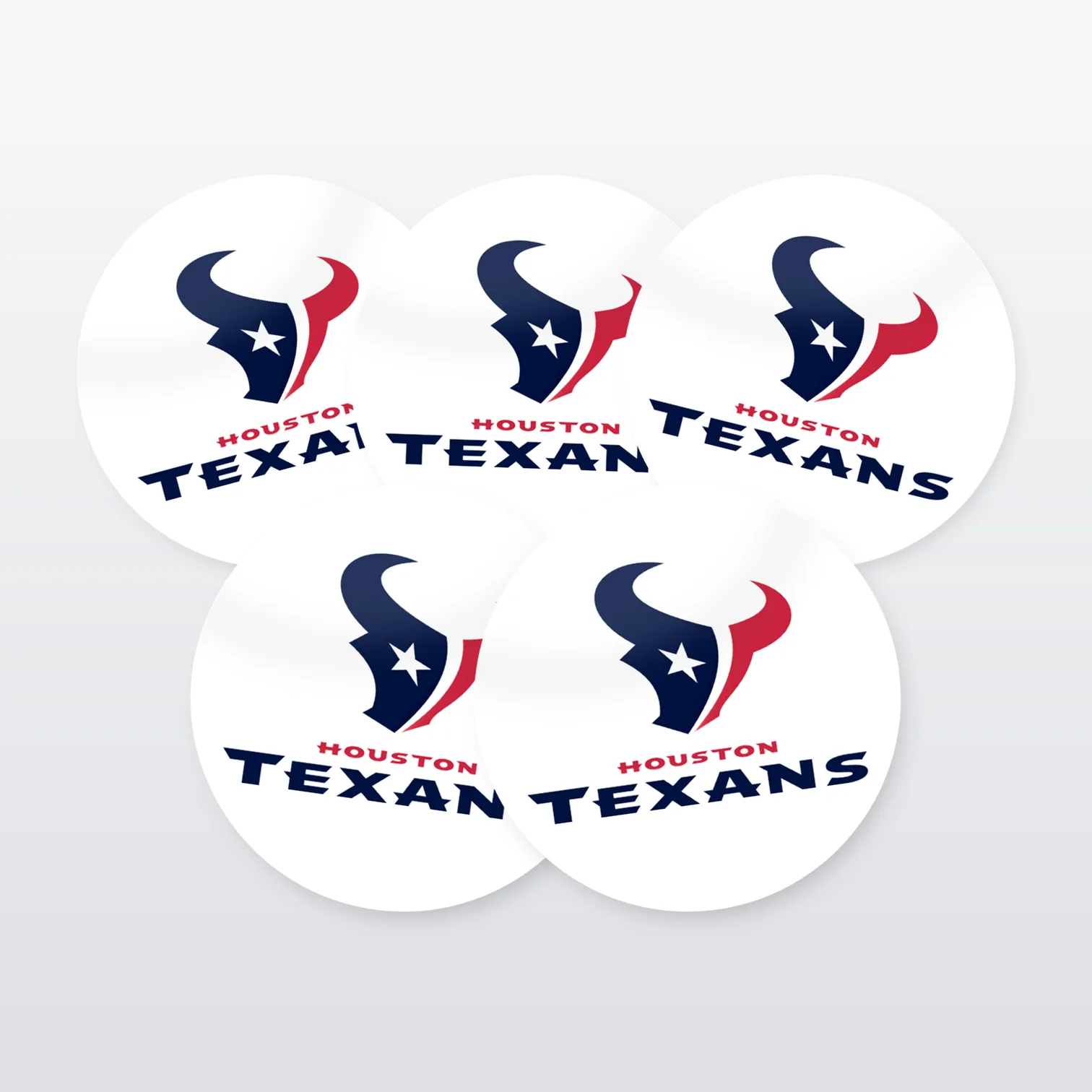 Houston Texans Aufkleber Set I