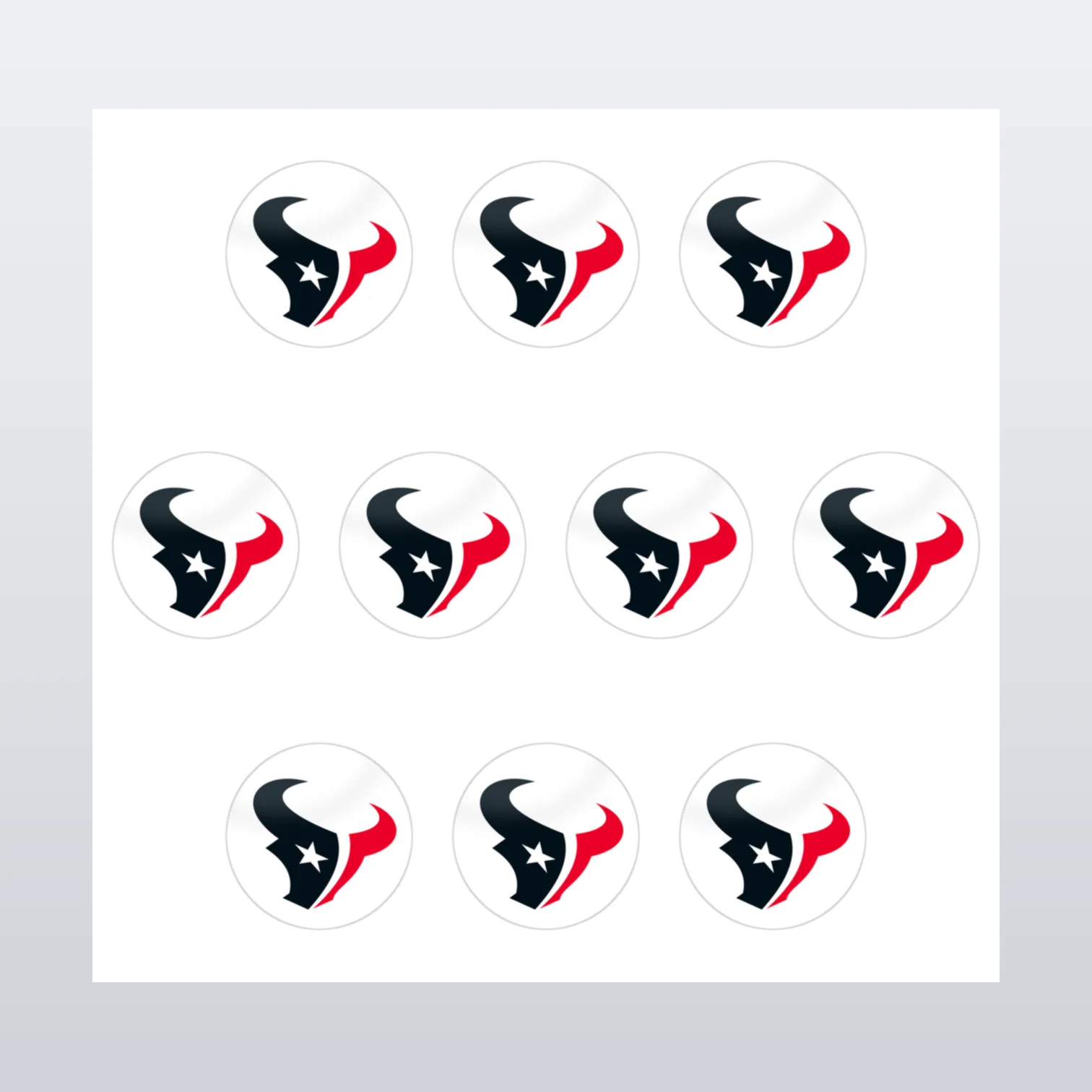 Houston Texans Aufkleber Set II