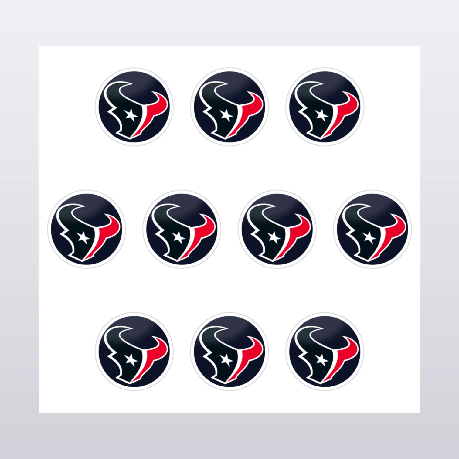 Houston Texans Aufkleber Set III