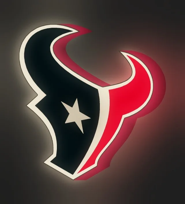 Houston Texans LED-Leuchtschild