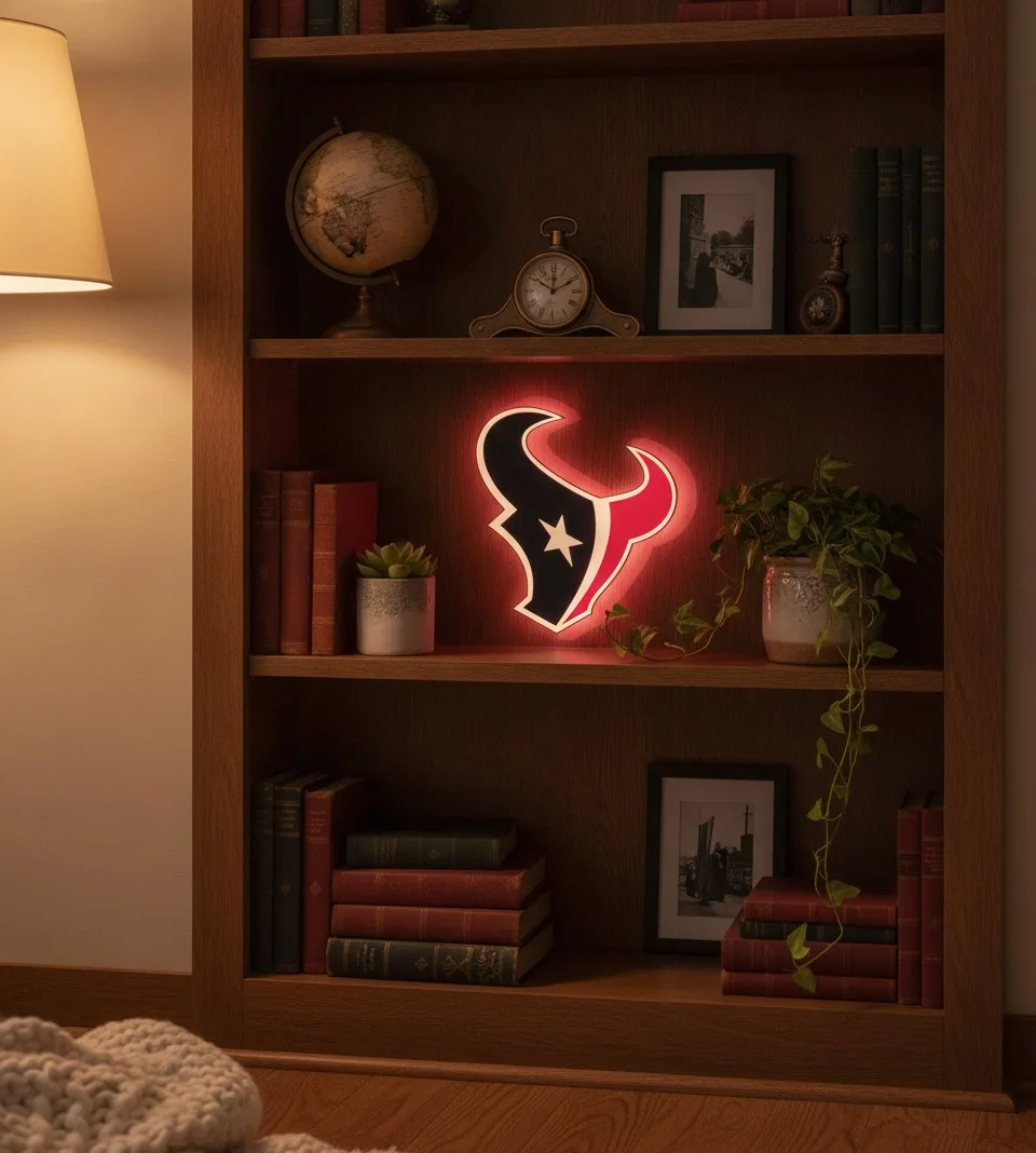 Houston Texans LED-Leuchtschild