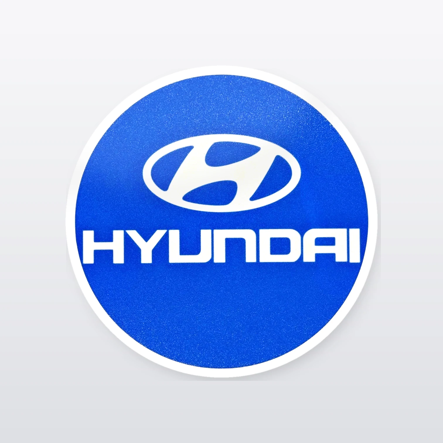 Hyundai Aufkleber Set – einzelner Aufkleber in Großaufnahme