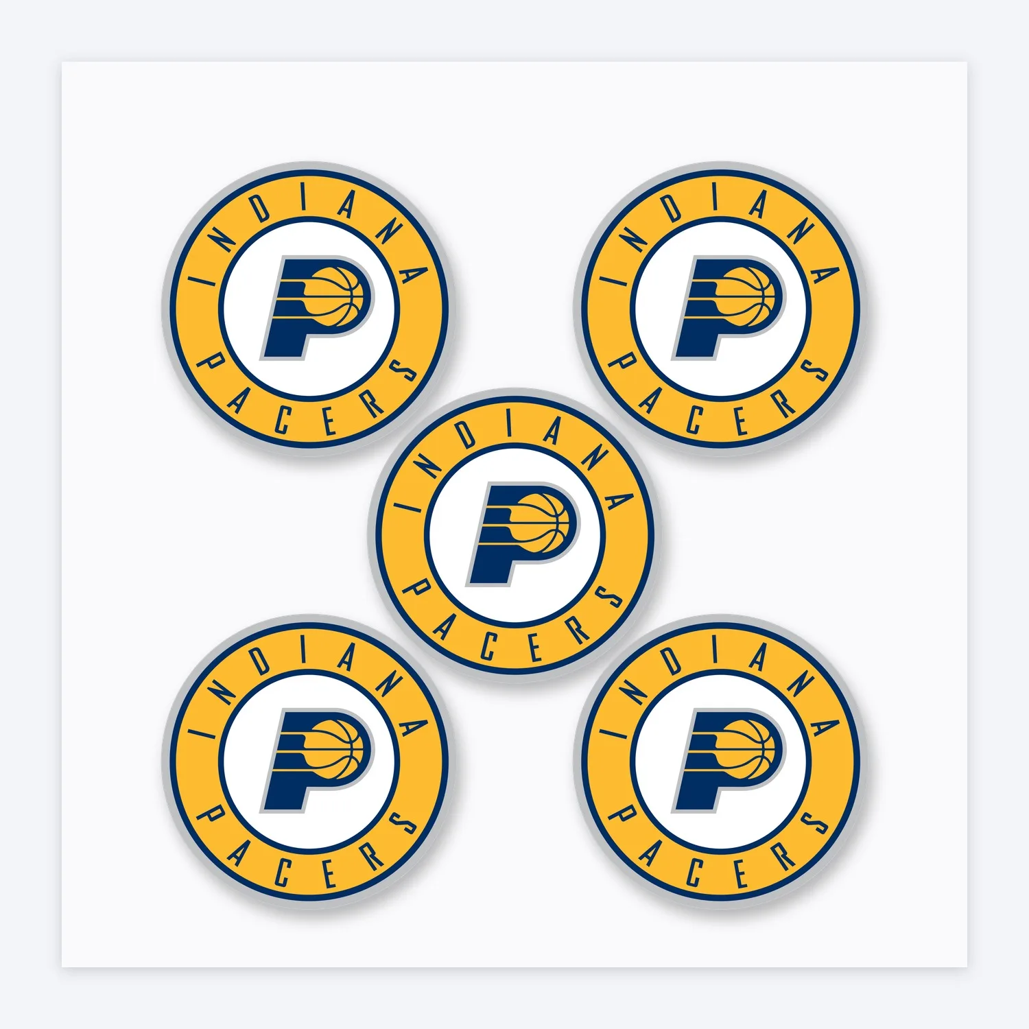 Indiana Pacers NBA Aufkleber Set