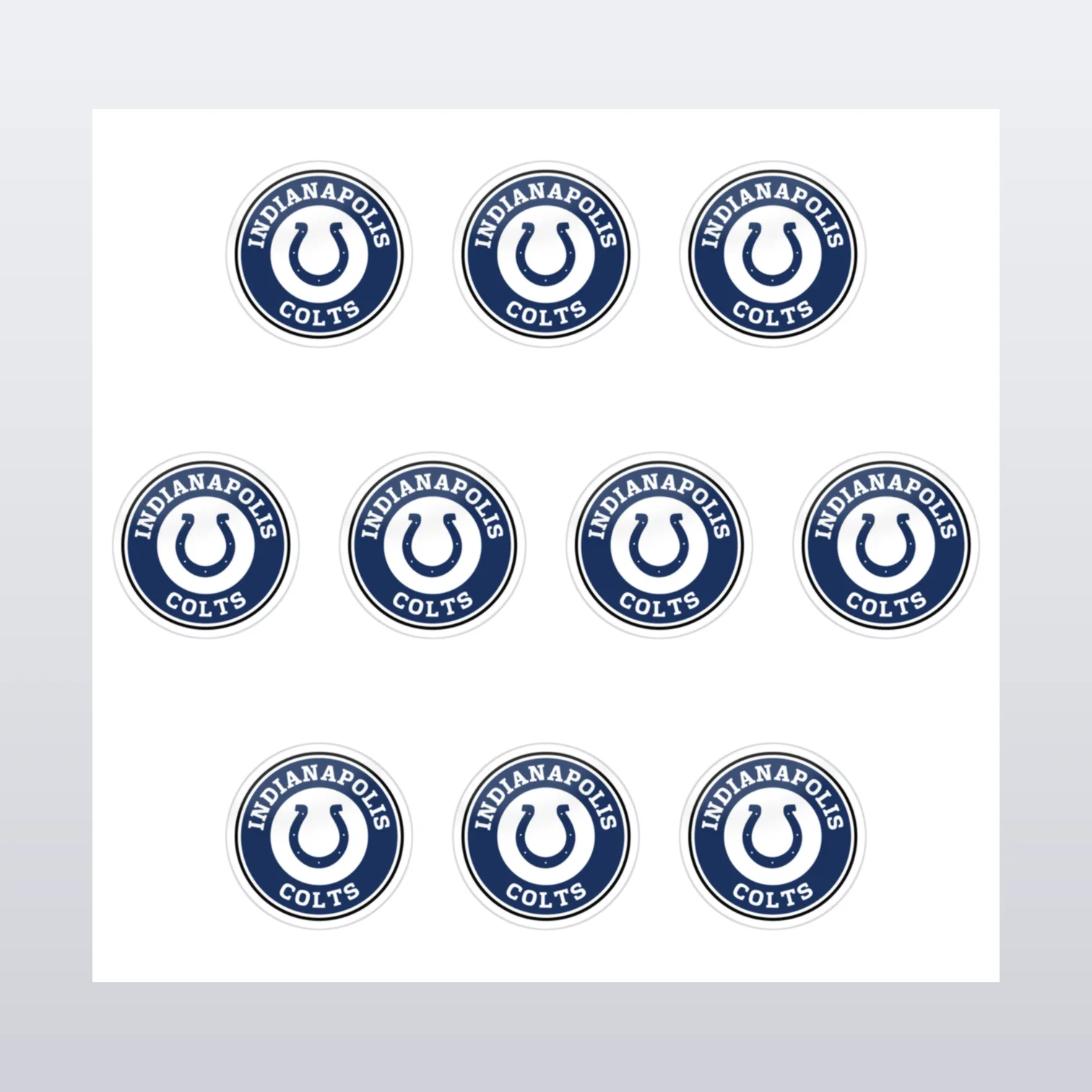 Indianapolis Colts Aufkleber Set I