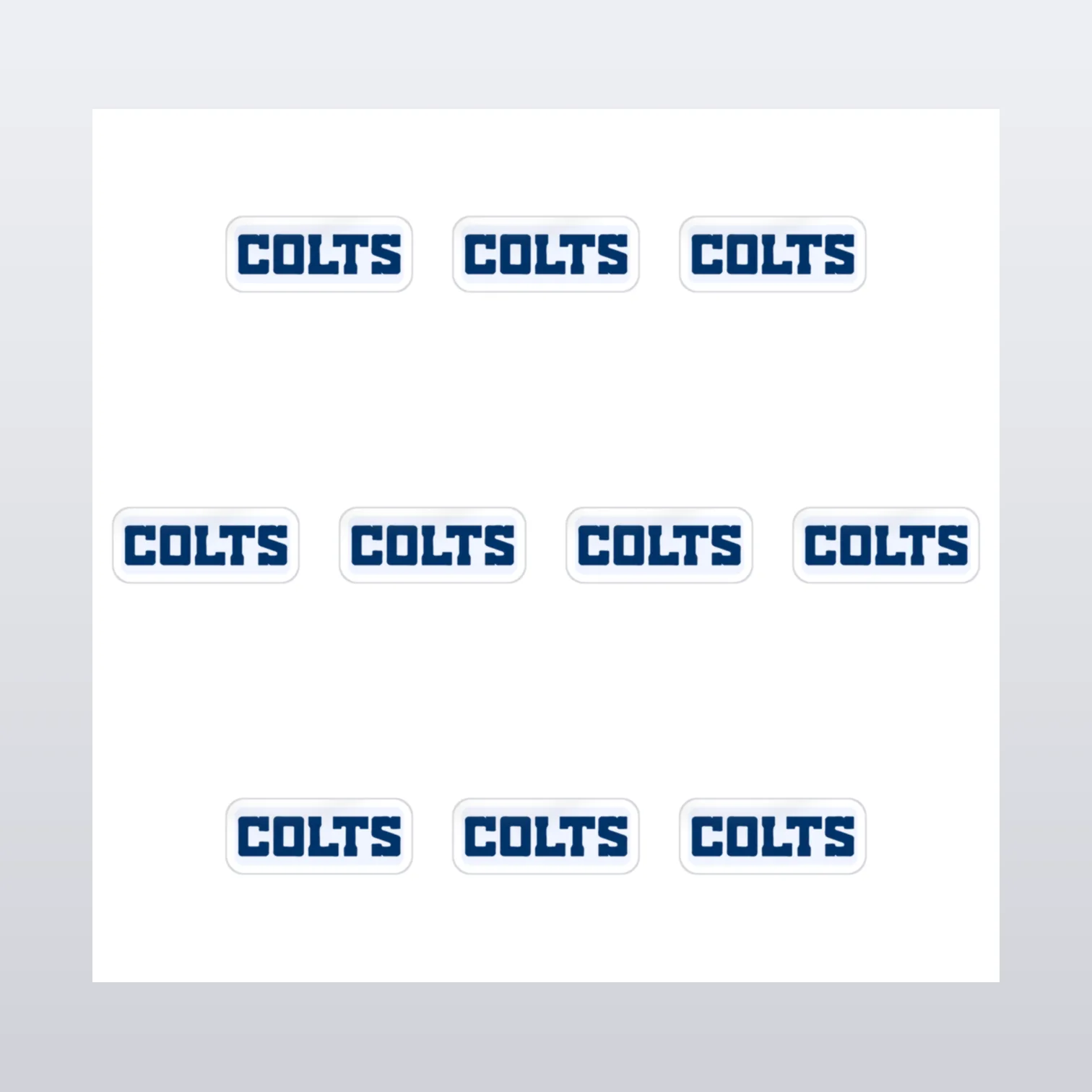 Indianapolis Colts Aufkleber Set IV