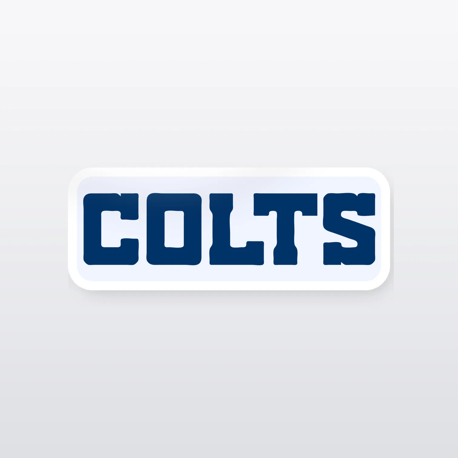 Indianapolis Colts Aufkleber Set IV